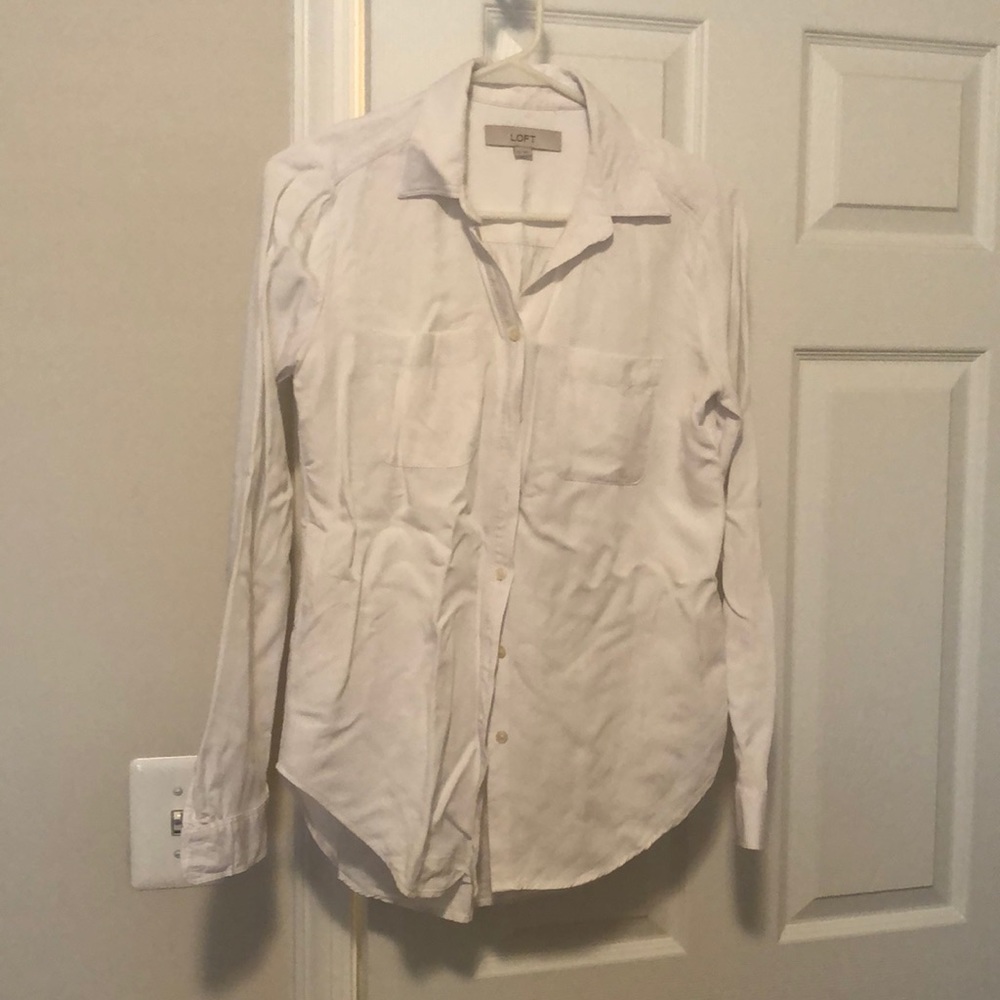 White button down shirt
